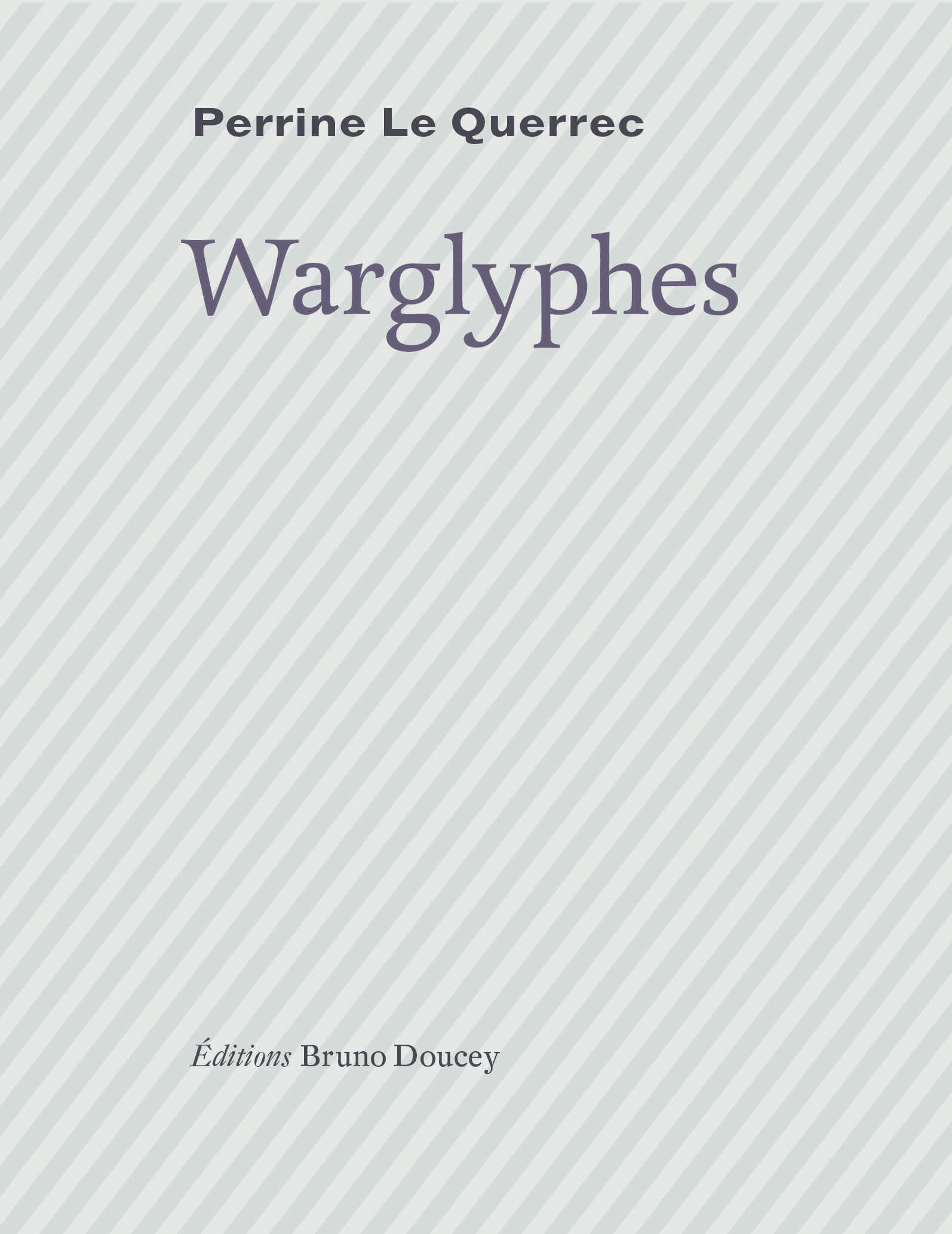 couverture de Warglyphes